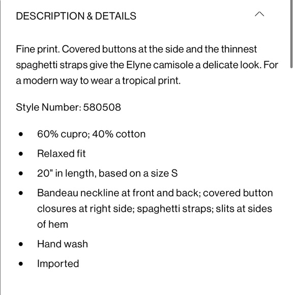 NWOT Club Monaco Elyne Cami Floral RED/WHITE - SIZE S - Picture 4 of 4